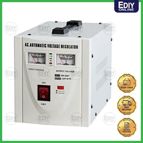 AUTOMATIC POWER VOLTAGE REGULATOR CONVERTER 500VA 1000VA 1500VA 2000VA