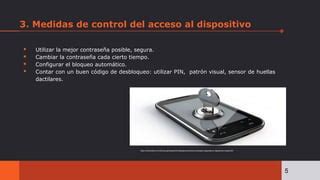 Plan de seguridad en dispositivos móviles PPT