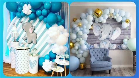 Ideas Tiernas Decoración Baby Shower con Elefante Bebé YouTube