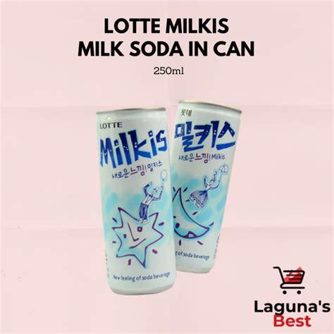 Lotte Milkis Milk Soda In Can 250ml Lazada Ph