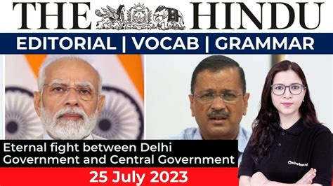 25 July 2023 The Hindu Editorial Analysis The Hindu Vocab Grammar