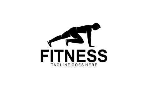 Workout Logo Fitness Aerobic And Workout Exercise In Gym