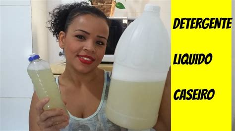 Como Fazer DETERGENTE LIQUIDO CASEIRO Em Casa Bem Fácil YouTube