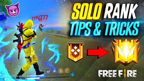 How To Improve Your Gameplay In Free Fire Solo Rank Push Tips And