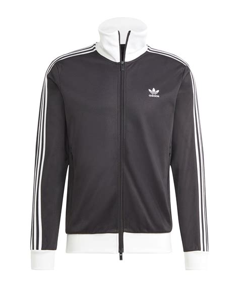 Adidas Originals Beckenbauer Jacke Schwarz Weiss Schwarz