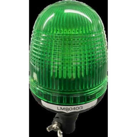 Green Ultra Bright Beacon Flexi Spigot LED Hydraulic Plant Services