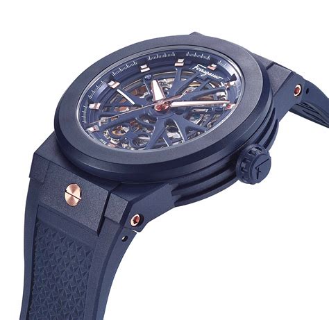 Ferragamo представляет новые часы F-80 Skeleton с биокерамическими ...