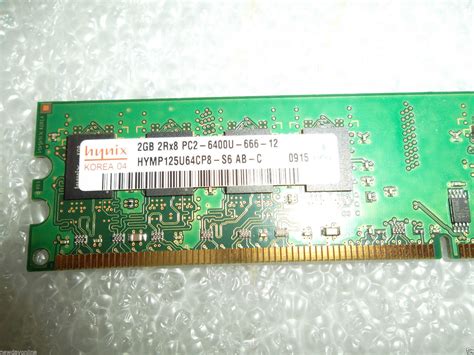 HYNIX 2GB 2Rx8 PC2-6400 DDR2 800MHz NON-ECC Desktop Memory ...