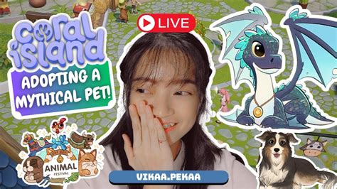 Live Adopt First Mythical Pet Di Coral Island Peliharaanku Naga