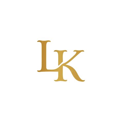 Premium Vector Lk Logo Design