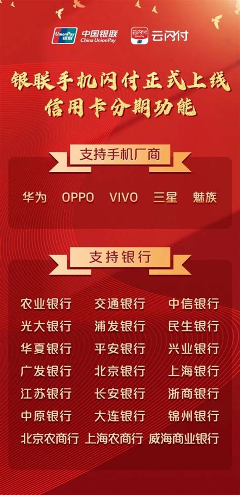 中国银联手机闪付正式上线信用卡分期功能 支持华为等5家厂商 电子商务 支付 金融科技 Cnbetacom