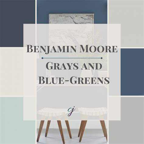 Benjamin Moore Grays Blue Greens Perfect Colour Palettes Claire