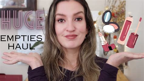 HUGE EMPTIES HAUL HIGH END MAKEUP SKINCARE BODYCARE HAIRCARE