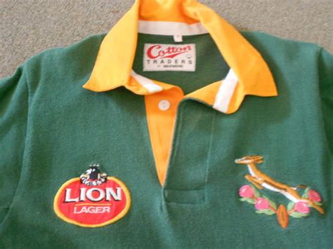 Rugby - 1995 Springbok Rugby jersey was sold for R3,070.00 on 10 Sep at 14:16 by silver threads ...