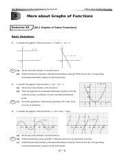 6A Ch 3 More About Graphs Of Functions Questions Pdf NSS Mathematics