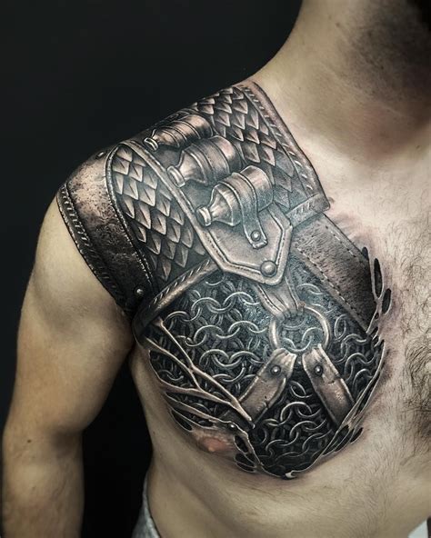 Pin By Harry Hellam On Tatua Armor Sleeve Tattoo Shoulder Armor