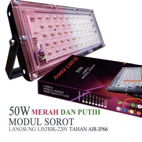 Jual Lampu Sorot Tembak Led Slim Watt W Slim Led