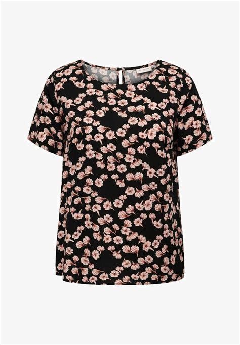 Only Carmakoma Caranita Printtipaita Black Musta Zalando Fi