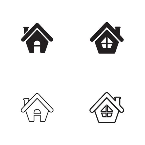 Home Vector Icon Illustration Design Template 8868990 Vector Art At