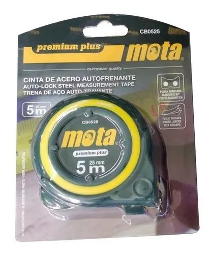 Cinta M Trica Profesional Metros Mota Acero Autofrenante