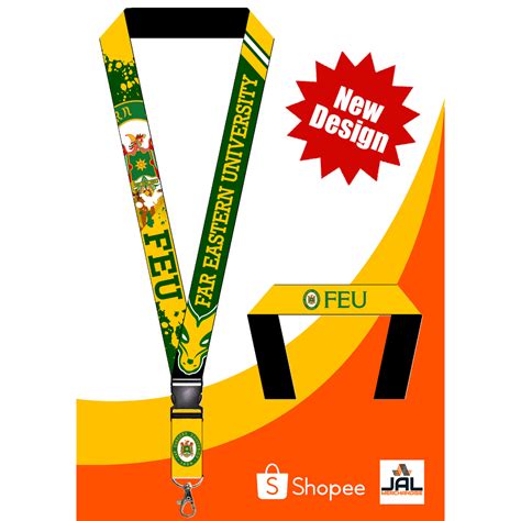 Feu University Id Lace Design Id Lanyard Id Sling Shopee Philippines