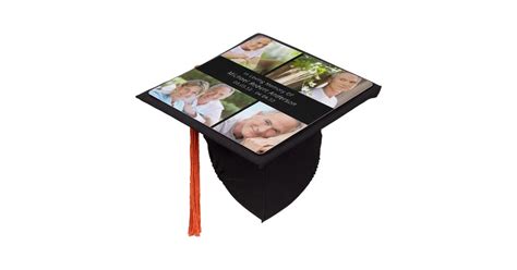 Tribute In Loving Memory Photo Collage Graduation Cap Topper Zazzle