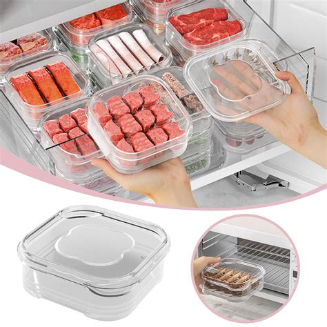 Silicone Food Divider Airtight Pasta Storage Containers Food Tubs With