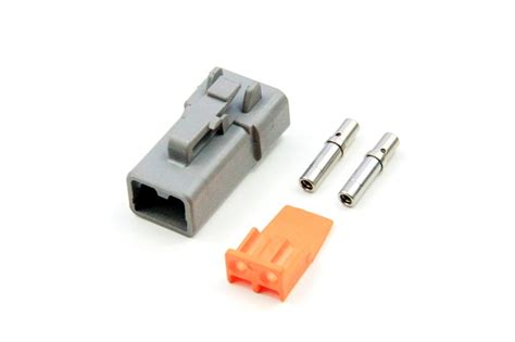 Deutsch Dtp 2 Way Male Connector Kit Dtp06 2s