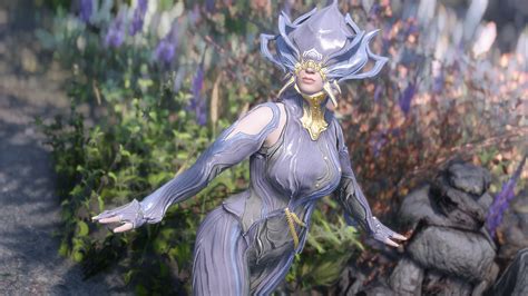 Warframe Radiant Lotus Cbbe 3ba Hdt Smp At Skyrim Special Edition Nexus Mods And Community