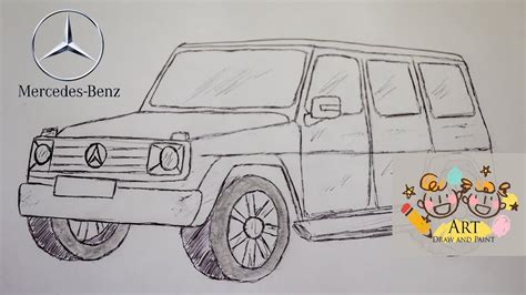 How To Draw Mercedes Benz G Class Youtube