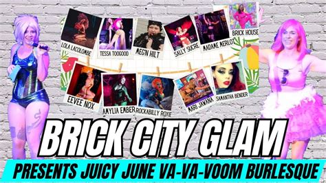 Juicy June Va Va Voom A Mesmerizing Burlesque Routine Showcase Brick