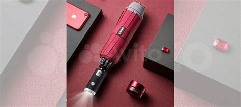 Зонт Zuodu Automatic Umbrella LED красный купить в Москве | Личные вещи ...