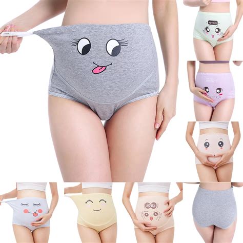 1Pcs Cotton Maternity Panties High Waist Panties For Pregnant Women