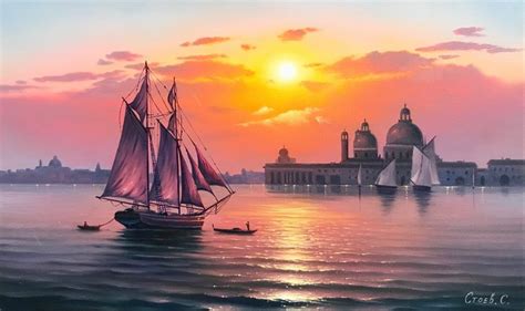 Sergei Stoev 1971 Dawn In Venice Catawiki