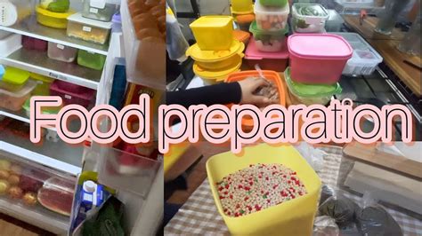 Food Preparation Pergunakan Wadah Yang Ada Belanja Bulanan