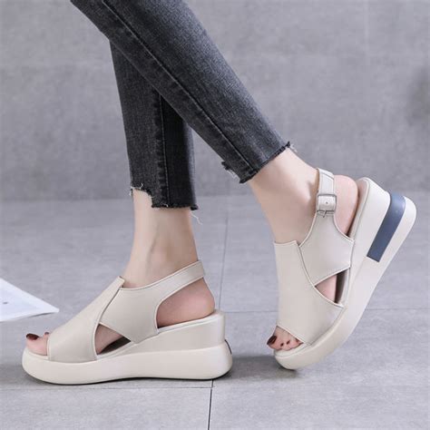 Lummyshop Sandals Wanita Wedges Claire Import Warna Lazada Indonesia