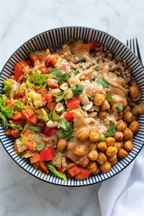 Chickpea Stir Fry With Peanut Sauce Cooking For Peanuts