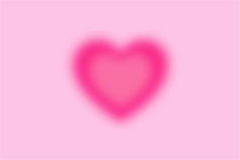 A Pink Heart On A Pink Background