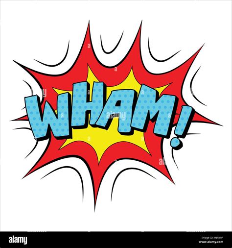 Wham Sound Effect Illustration Stock Vector Image Art Alamy