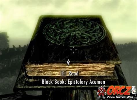 Skyrim Dragonborn Black Book Epistolary Acumen The Video