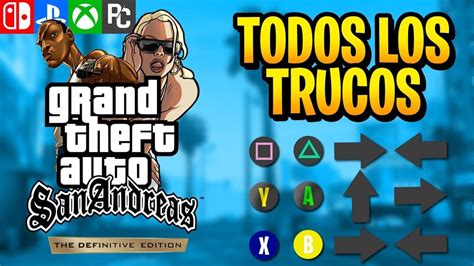 Trucos GTA San Andreas Para Nintendo Switch Domina El Juego Como Un