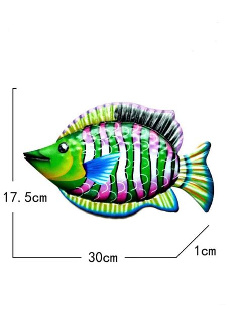 Creative Wall Art Tropical Fish Wall Hanging Interior Decoration