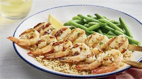 Grilled Sea Scallops And Shrimp Skewers Red Lobster Seafood Restaurants