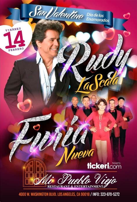 Rudy La Scala en Vivo! Tickets Boletos at Mi Pueblo Viejo Bar & Entertainment | Los Angeles ...