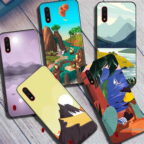 Scenery Painted Phone Case For Samsung Galaxy M01 M 01 Sm M015fzbdser M015 M01 Core M01s Cases