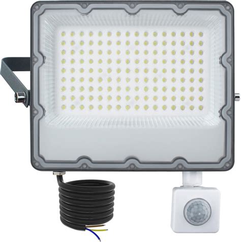 Createstar W Motion Sensor Light Outdoor Led Flood Light With