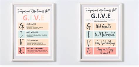 DBT Posters Bundle DBT Skills, Therapy Office Decor, Wise Mind ...
