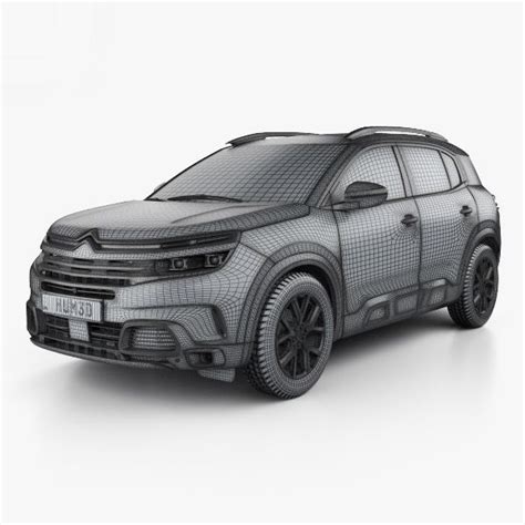 시트로엥 C5 Aircross 2018 3D 모델 149 3ds c4d fbx lwo ma obj max