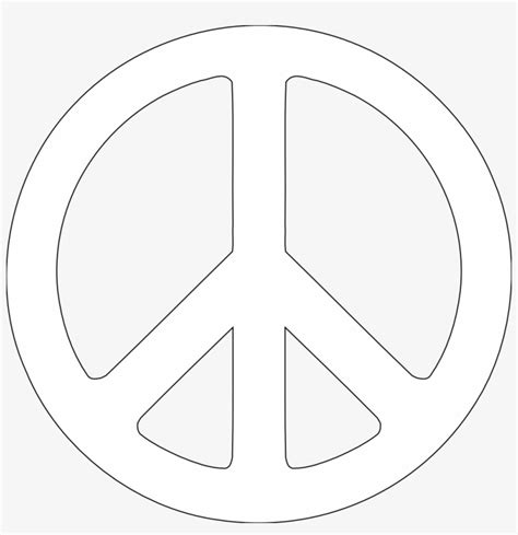 Background Transparent Peace Sign - White Peace Sign - 999x983 PNG ...