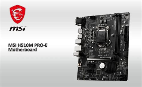 Infotech Solutions Msi Motherboard H510m Pro E